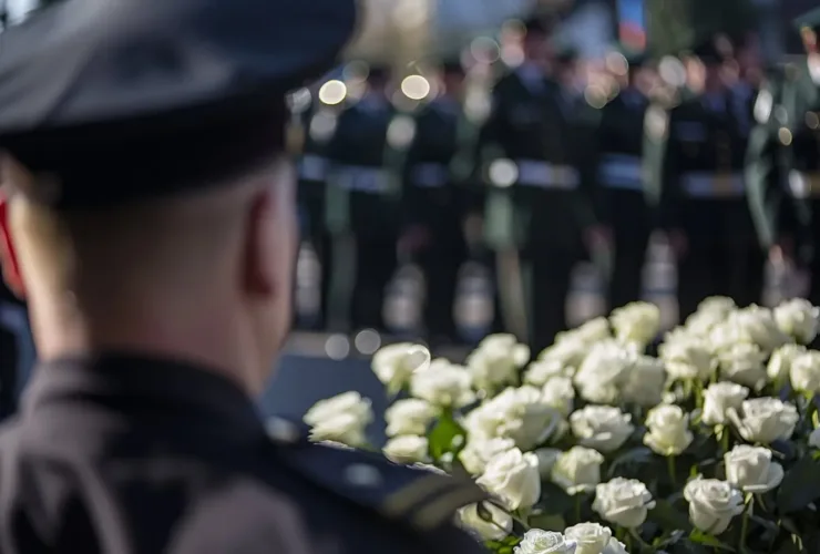 گرامیداشت صدها پلیس در کارلسروهه برای همکار کشتهشده در مانهایم 55 گرامیداشت صدها پلیس در کارلسروهه برای همکار کشتهشده در مانهایم