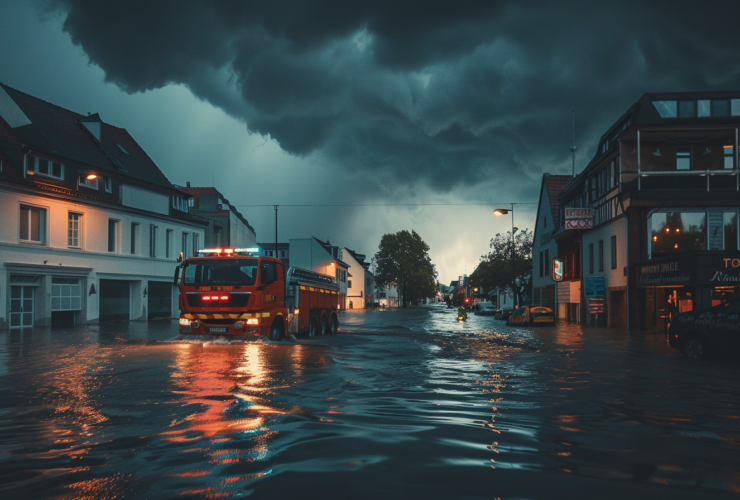 جبهه رعد و برق در آلمان شرایطی استثنایی رقم زد 34 gewitterfront-uber-deutschland-zahlreiche-strassen-uberflutet-ausnahmezustand