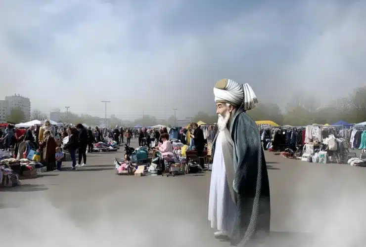 مولانا در بازارِ کَک‌فروشی